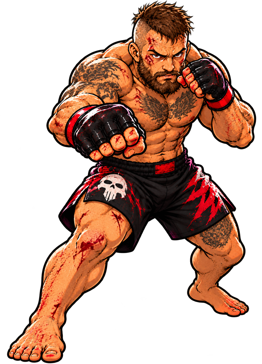Brawler archetype illustration